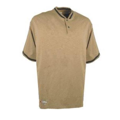 ROPA FINSTOCK POLO MALAGA CORTA BEIG T-  L V087