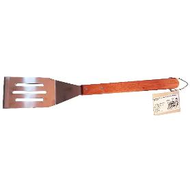 BAMBU ACC.BARBACOA ESPATULA INOX 46 CM MANGO MADERA ROBLE 450247