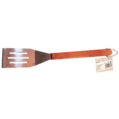 BAMBU ACC.BARBACOA ESPATULA INOX 46 CM MANGO MADERA ROBLE 450247