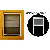 MOSQUITERA AUTOENROLLABLE EN KIT 150X150 CM BLANCA 600315051515