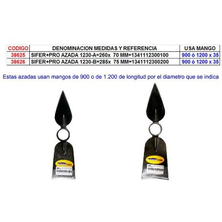 SIFER+PRO AZADA 1230-A 260X  70 MM 1341112300100