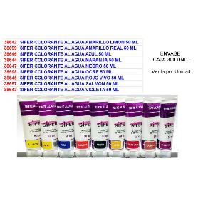 SIFER COLORANTE AL AGUA AZUL 50 ML