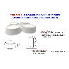 ALMOHADILLAS ANTIVIBRACIONES LAVADORA BLANCO 4 UNDS REF. 36700