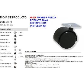 GAYNER RUEDA 20-40 REF DPG1 035  (ANTES 27-40)