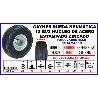 GAYNER RUEDA CARRETILLA ALMACE NEUMATIC 10-88-3 METAL 260 EJE 20
