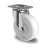 RUEDA INDUSTRIAL 100 PP BLANCA PLACA GIRO 130KG 20C0897