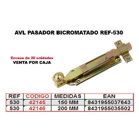 AVL PASADOR 530 BICROMATADO 200 MM (CAJA 10 UNIDADES)