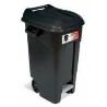 TAYG CUBO RESIDUOS 120 LT+RUE+PEDAL 600X568X886 NEGRO  443138