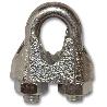 SUJETACABLES AVL -DIN 741 GALVANIZADOS M-  6  (6,5 MM)   1-4 (CAJA 25 UNIDADES)