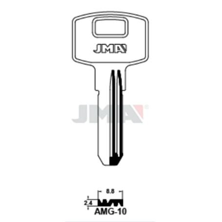 LLAVES JMA SEGURIDAD LATON MOD AMG-10 (CAJA 10 UNIDADES)