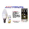 TALOX BOMBILLA LED VELA C37 5W E14 L.CALIDA 3000K 420 LUMEN (CAJA 10 UNIDADES)