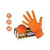 GUANTE SIFER NITRILO 9,5GR 8M DIAMANTADO NARANJA-LION C-50U T-L