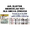 AVL BLISTER ARANDELA 9021 A-ANCHA 4 MM ZINCADA 3278 (CAJA 15 UNIDADES)
