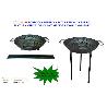 BARBACOA HIERRO REDONDA ESPIRAL 500X720MM PINT.ANTICALORICA 9546