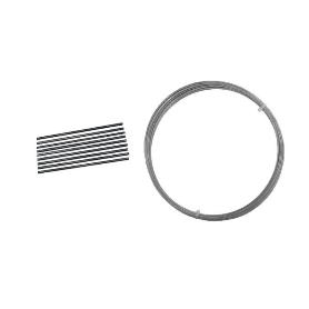 ALAMBRE ACERO (C.PIANO) ROLLO 500 GR X 2,00 MM 20 MT AL500200