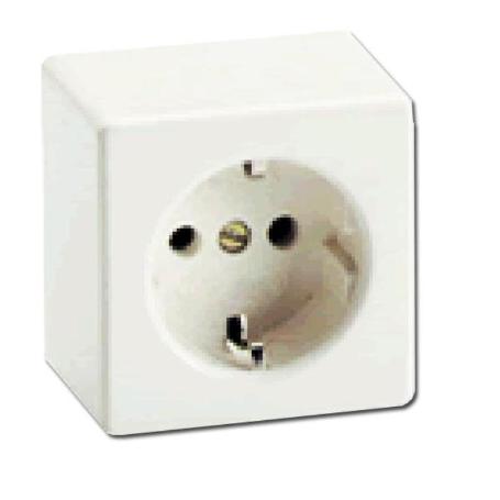 BAJA ELECTRICIDAD BASE ENCHUFE SUPERFICIE CON TT BLISTER 50010