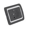 ELECTRICIDAD FINSTOCKBASE ENCHUFE CON TT ANTRACITA BLISTER 52040