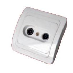 ELECTRICIDAD FINSTOCK BASE TV-FM BLANCA BLISTER 20129-40871