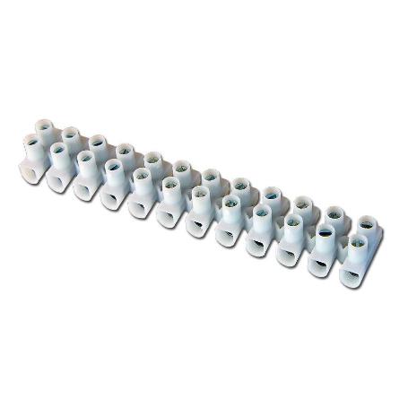 ELECTRICIDAD REGLETA CONEXION CABLES BL.12 POLOS 10 MM2 44613