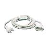 ELECTRICIDAD PROLONGADOR 2 MTS CABLE MANGUERA PLANA 2X1 BL 76305
