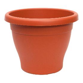 MACETA MEDITERRANEA Ø 25 CM X 20 CM PLASTICO COLOR TERRACOTA