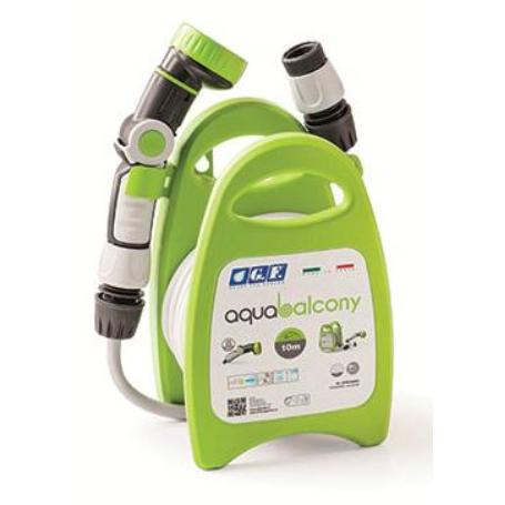 PLUVIA GF KIT PORTAMANGUERAS AQUABALCONY 10 MT VERDE  80285852