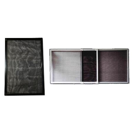 SIFER MARCO MOSQUITERA VENTANA FIBRA AJUSTABLE 75-142X50CM NEGRA