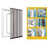 SIFER CORTINA MOSQUITERA FIBRA DE VIDRIO GRIS 120 X 240 CM