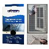 SIFER TELA-MALLA MOSQUITERA FIBRA+VELCRO ADHESIVO NEGR 130X150CM