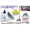 RECOGEDOR BASURA METALICO DESMONTABLE+MANG METALIC FORRADO 84101