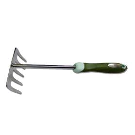 PLUVIA JARDIN RASTRILLO DE MANO 5 PUAS CON MANGO 2951