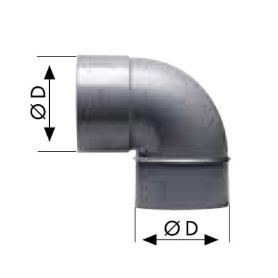 PVC CODO M - H DE40 Ø 90 °   CMH-106 200500 - 52011