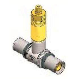 DUO PRESS LLAVE RECTA VALVULA ESFERA LATON 16 RETICULADO M12116F