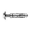 AVL ANCLAJE ZAMAK CON TORNILLO 10 X 80 BROCA Ø16 (CAJA 50 UNIDADES)