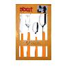MENAJE FINSTOCK INOX+ ABS CUBERTERIA 24 PIEZAS ARCOBALENO BLANCO