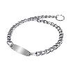 COLLAR PERRO CADENA FUERZA ADIESTRAMIENTO PLACA 50 CM  08002