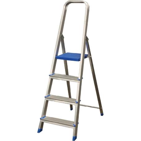 SIFER ESCALERA DOMESTICA ALUMINIO 5 PELDAÑOS 8 CM ECO 2002-02003