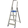 SIFER ESCALERA DOMESTICA ALUMINIO 5 PELDAÑOS 8 CM ECO 2002-02003