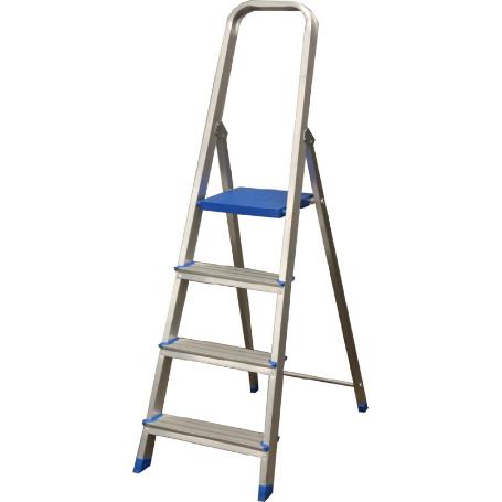 SIFER ESCALERA DOMESTICA ALUMINIO 6 PELDAÑOS 8 CM ECO 2002-02004