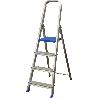 SIFER ESCALERA DOMESTICA ALUMINIO 7 PELDAÑOS 8 CM ECO 2002-02005