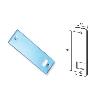 PERSIANA PLACAS RECOGEDOR METALICO BLANCO  06005004