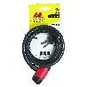 AVL CANDADO CABLE BICI-MOTO 5,5 MM  LLAVE SERRETA PY3060