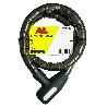 AVL CANDADO PITON CABLE MOTO 25X100 LLAVE SERRETA PY5122