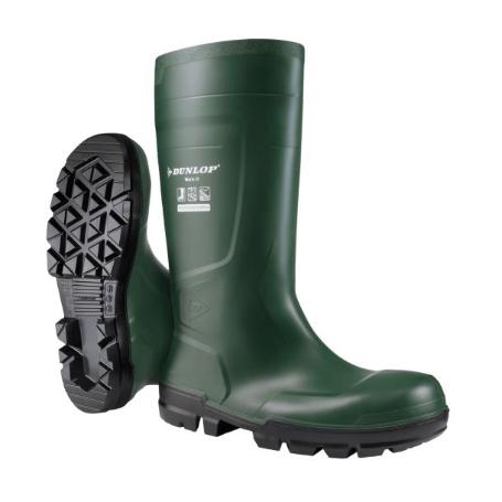 DUNLOP BOTA AGUA VERDE SEGURIDAD S5 PUNTER+SUELA ACERO WORK Nº43