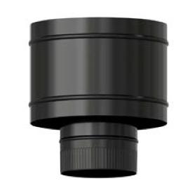 ESTUFA SOMBRERETE TERMINAL ANTIRREVOCANTE VITRI 90º Ø 110 AVM110
