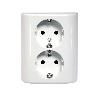 SIMON DOBLE BASE  EMPOTRAR BLANCO SCHUKO 16A AMPLIACION MS540108
