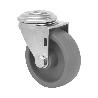RUEDA MOBILIARIO 30Ø PP GRIS AGUJERO PASANTE 8 Ø  18H0351