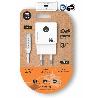 TECH CARGADOR ULTRARAPIDO GAN20W USB-C CON CABLE BLANCO  TEC2221