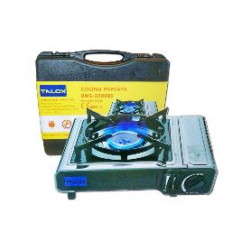 TALOX COCINA GAS CARTUCHO PORTATIL PIEZO+MALETIN 2,9 KW BMS-2500