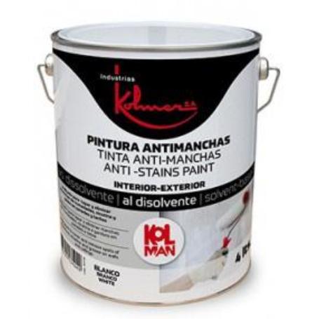 PINTURA KOLMAN ANTIMANCHA-HUMO-GRASA DISOLVEN BLANCA MATE 750 ML